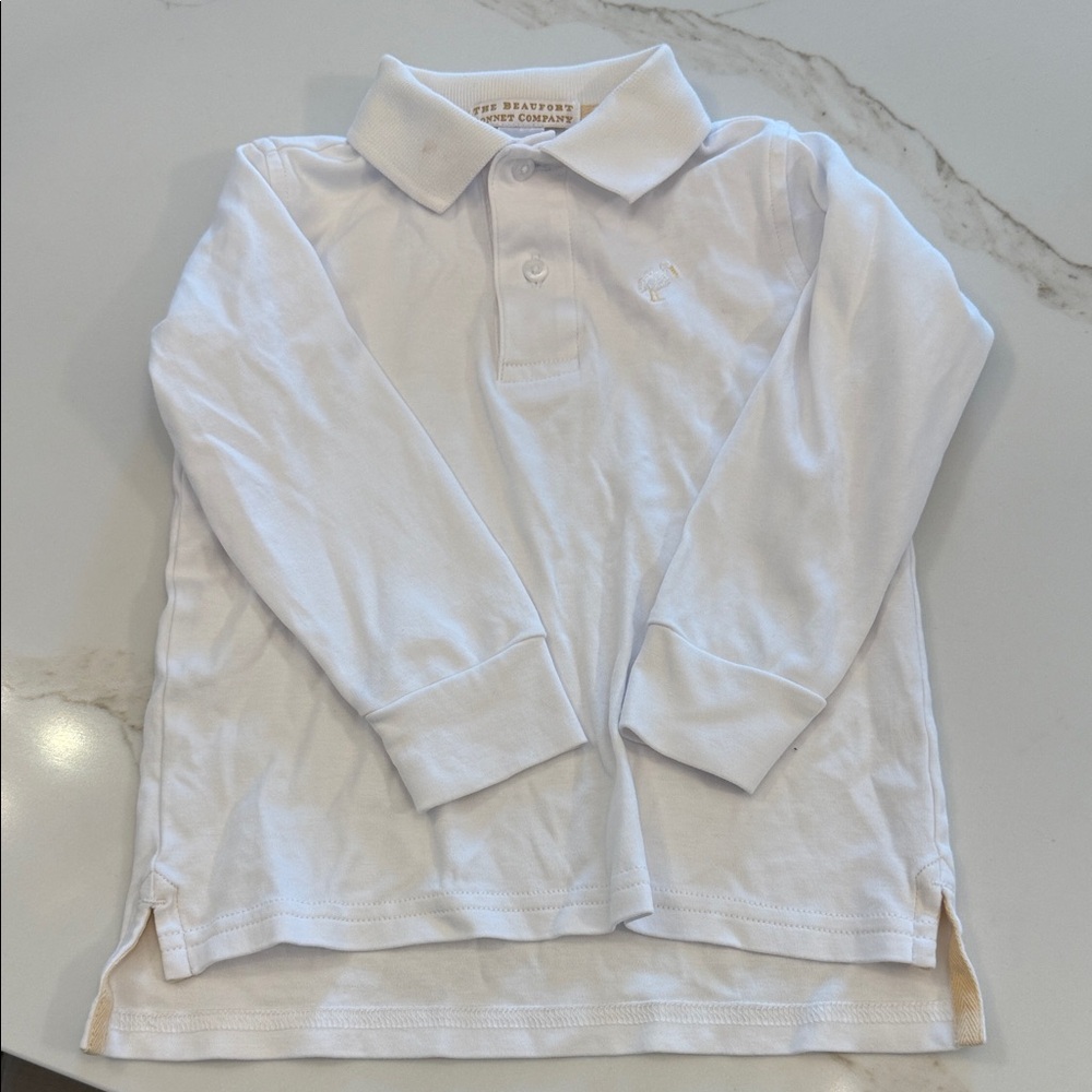 The Beaufort Bonnet Company Classic White Polo